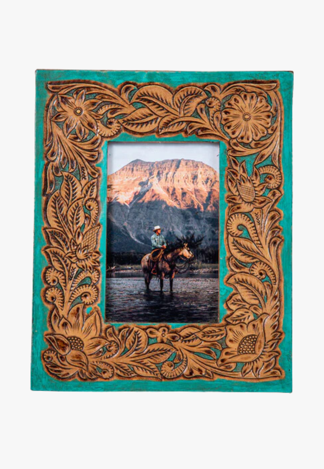 Myra Time of Traditions Hand-Tooled Photo Frame