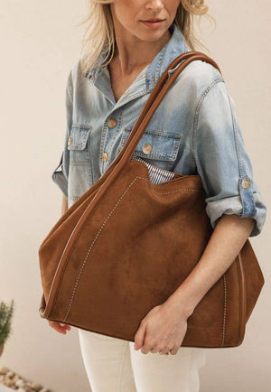 Louenhide Sutton Suedette Shoulder Bag