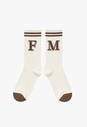 Whitney Spicer FM Initials Socks