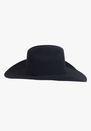 American Hat 10X Black RC Crown Hat Self Band