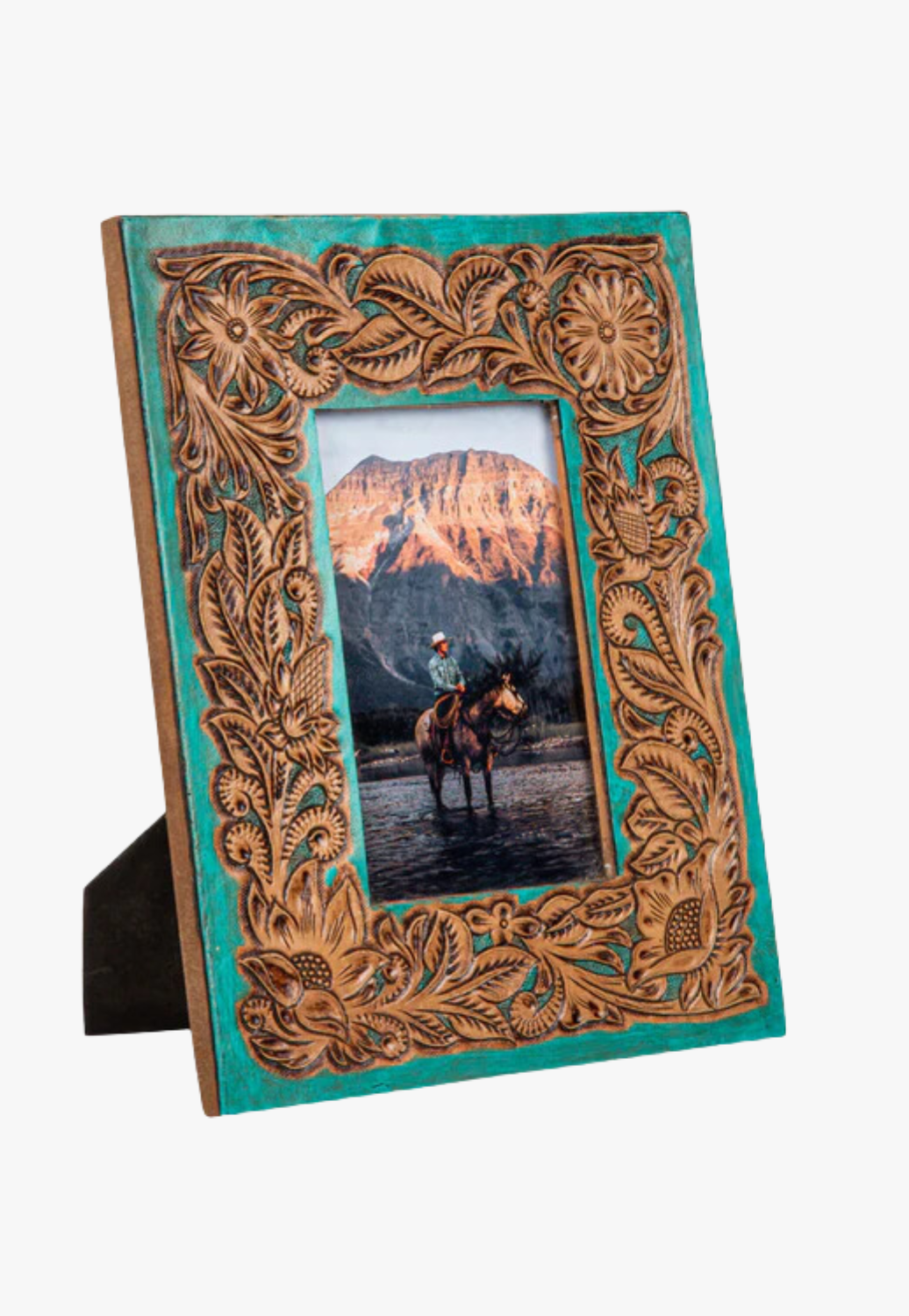 Myra Time of Traditions Hand-Tooled Photo Frame