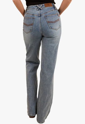 Ringers Western Womens Edith High Rise Boot Cut Jeans