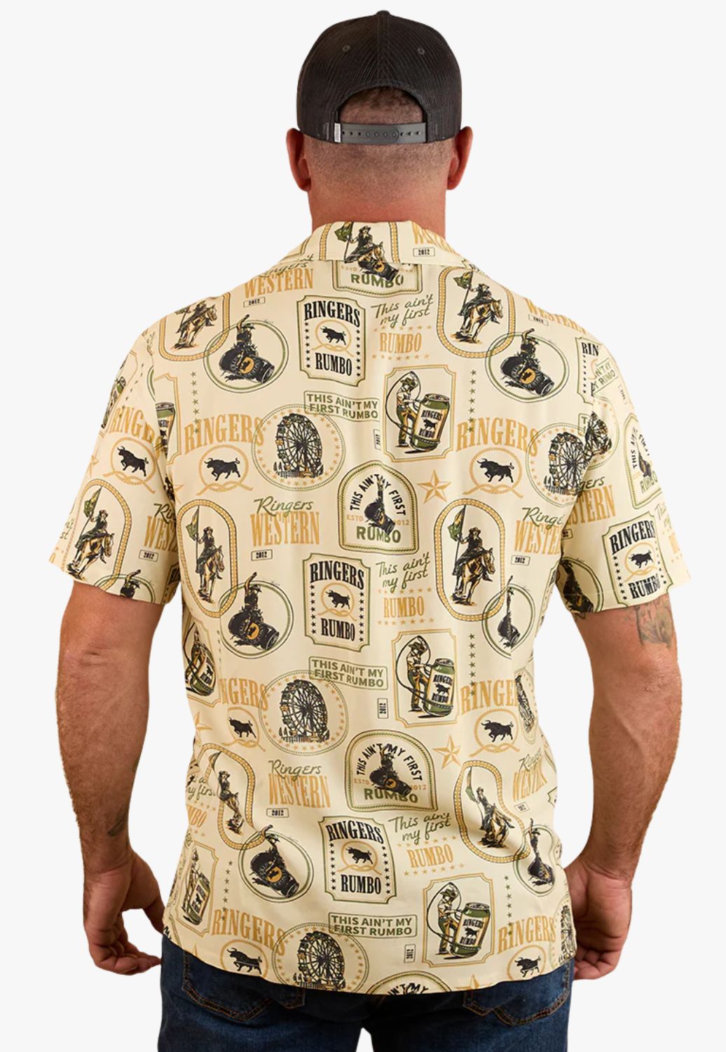 Ringers Western Mens Aint My First Rumbo Shirt