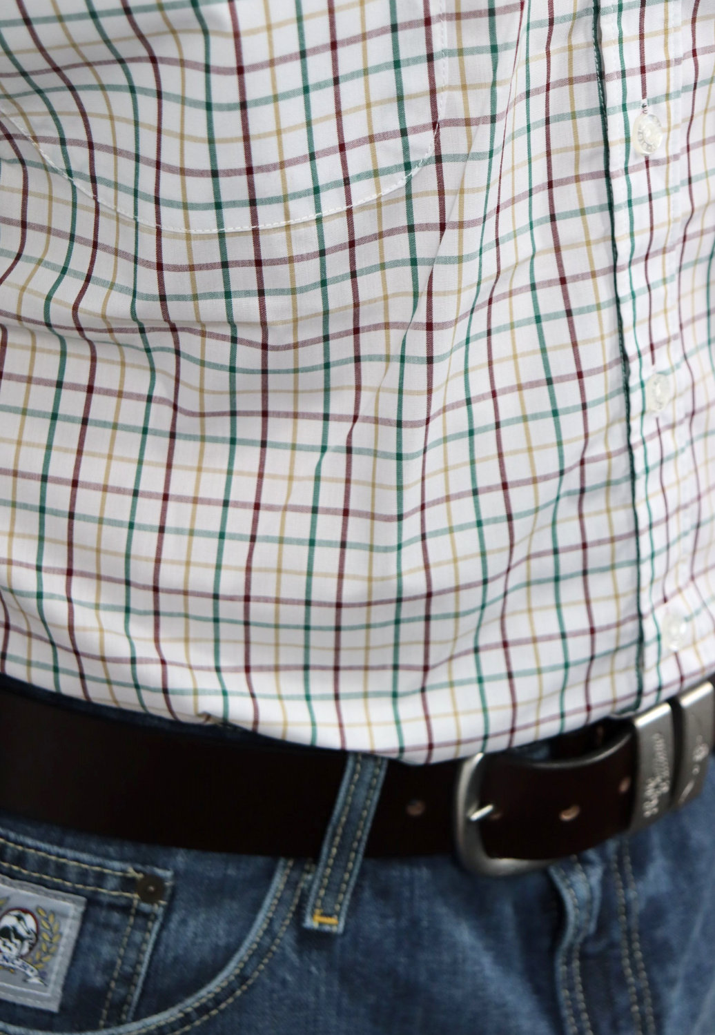 Bisley Mens Long Sleeve Checked Shirt