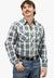 Roper Mens West Made Collection Plaid Long Sleeve Shirt