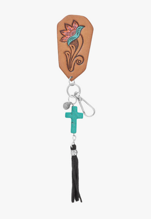 Myra Founded in Faith Key Fob