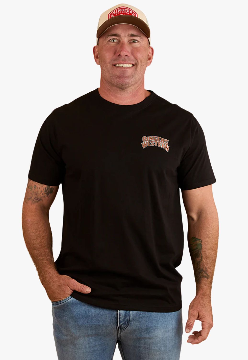 Ringers Western Mens Do No Harm Take No Bull T-Shirt