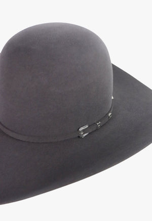 American Hat 10X Steel Open Crown Hat Self Band