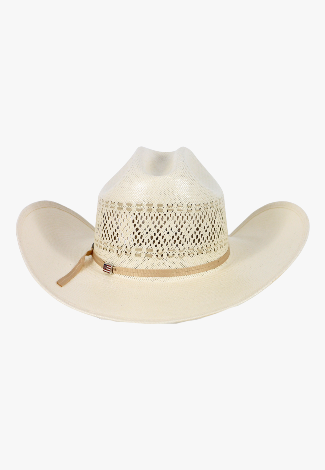 American Hat Straw RC Crown Hat