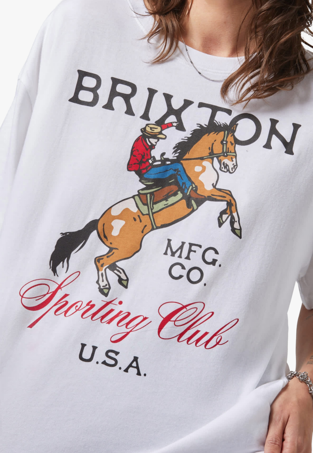 Brixton Womens Sporting Club Oversize T-Shirt