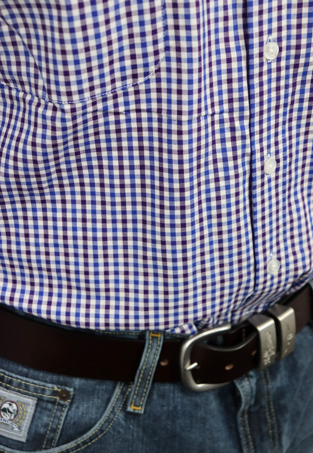 Bisley Mens Long Sleeve Checked Shirt