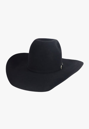 American Hat 40X Black CHL Crown Hat Self Band