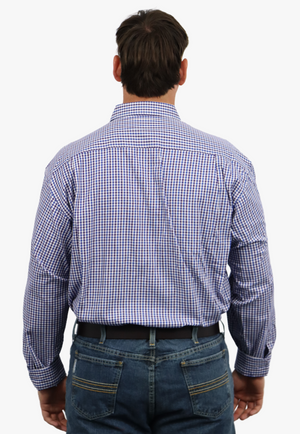 Bisley Mens Long Sleeve Checked Shirt