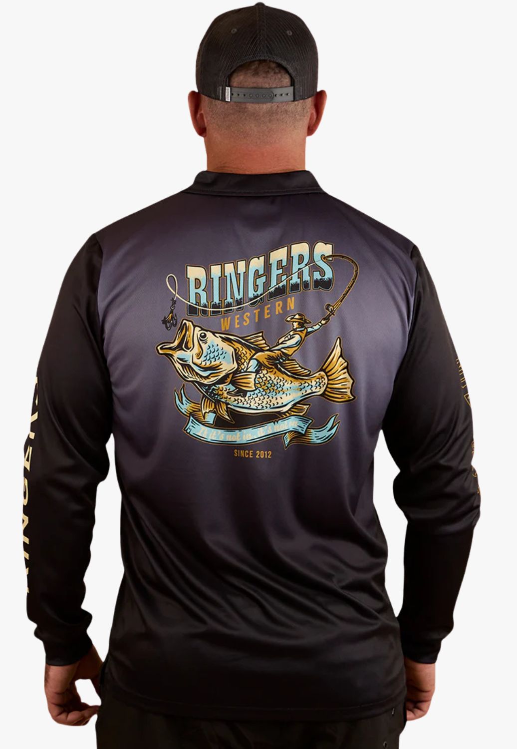 Ringers Western Unisex Buckin Barra Fishing Jersey