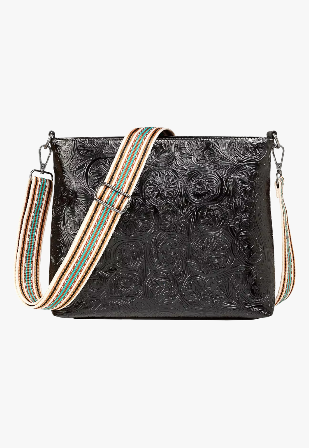 Nocona Amelia Floral Crossbody Bag