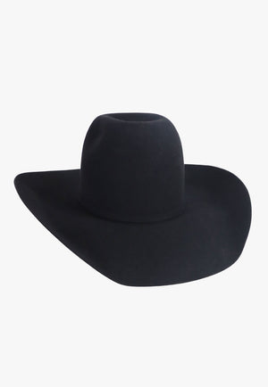 American Hat 40X Black CHL Crown Hat Self Band