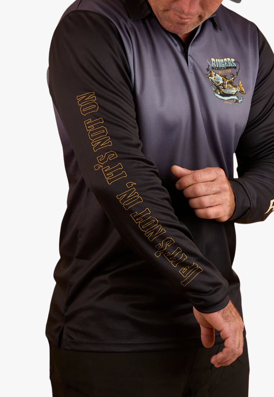 Ringers Western Unisex Buckin Barra Fishing Jersey