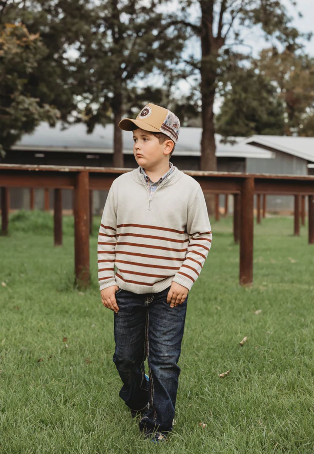 Little Windmill Boys Jordan Knit Jumper