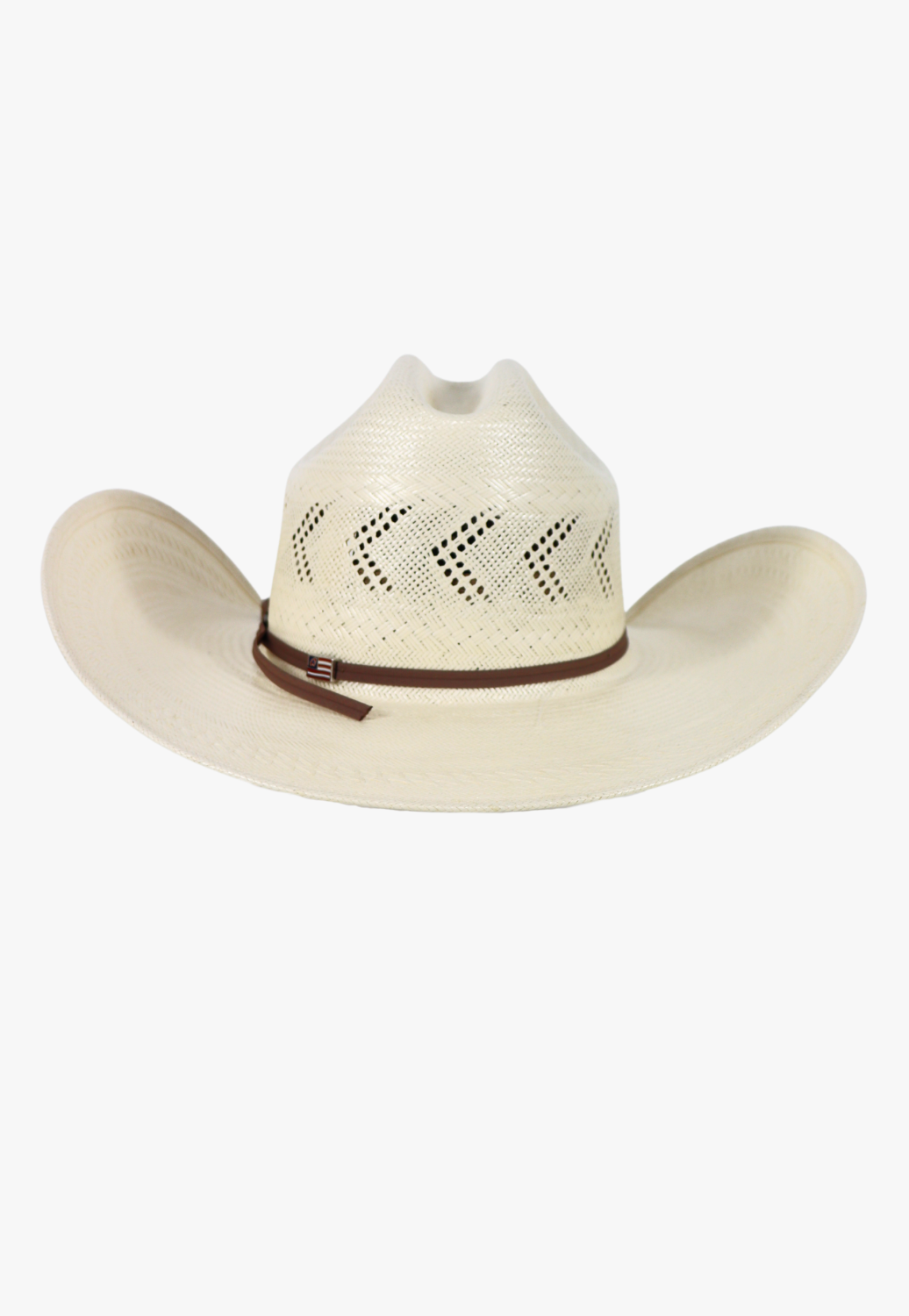 American Hat Straw RC Crown Hat