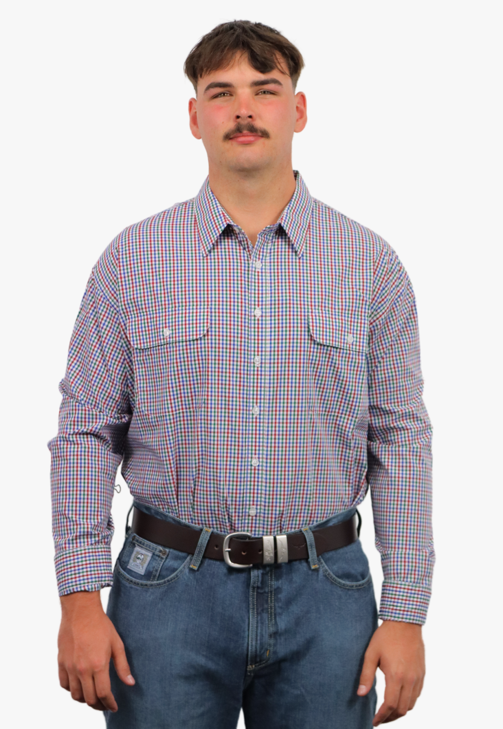 Bisley Mens Long Sleeve Checked Shirt
