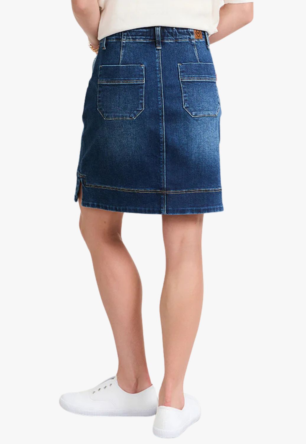 Zjoosh Womens Sapphire Cargo Skirt