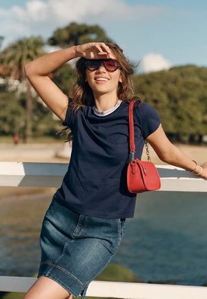 Zjoosh Womens Sapphire Cargo Skirt