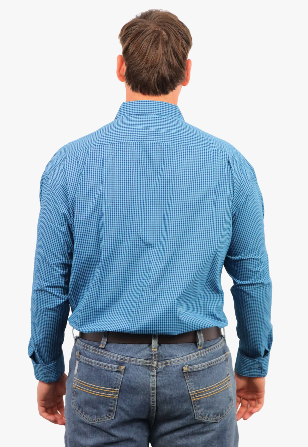 Bisley Mens Long Sleeve Checked Shirt