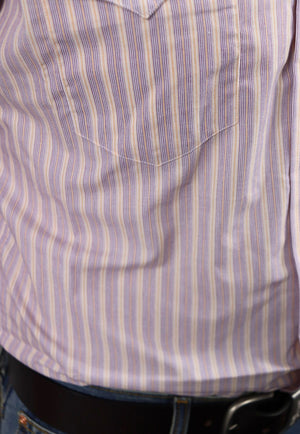 Panhandle Mens Stripe Short Sleeve Shirt