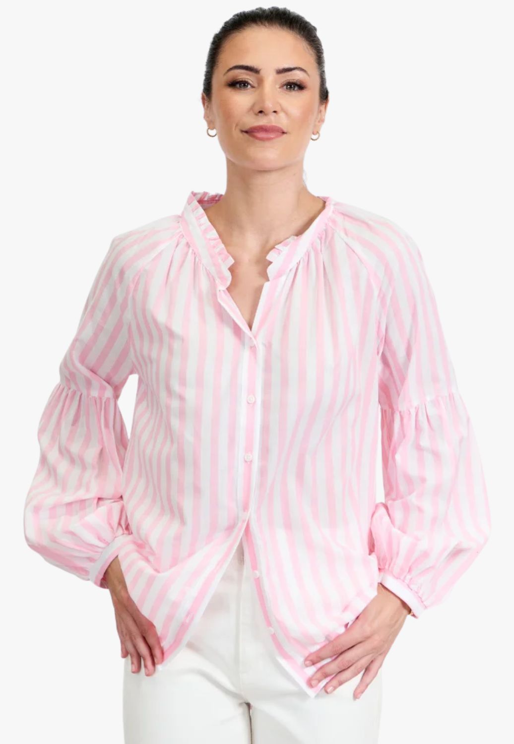 Zjoosh Womens Jo Striped Shirt
