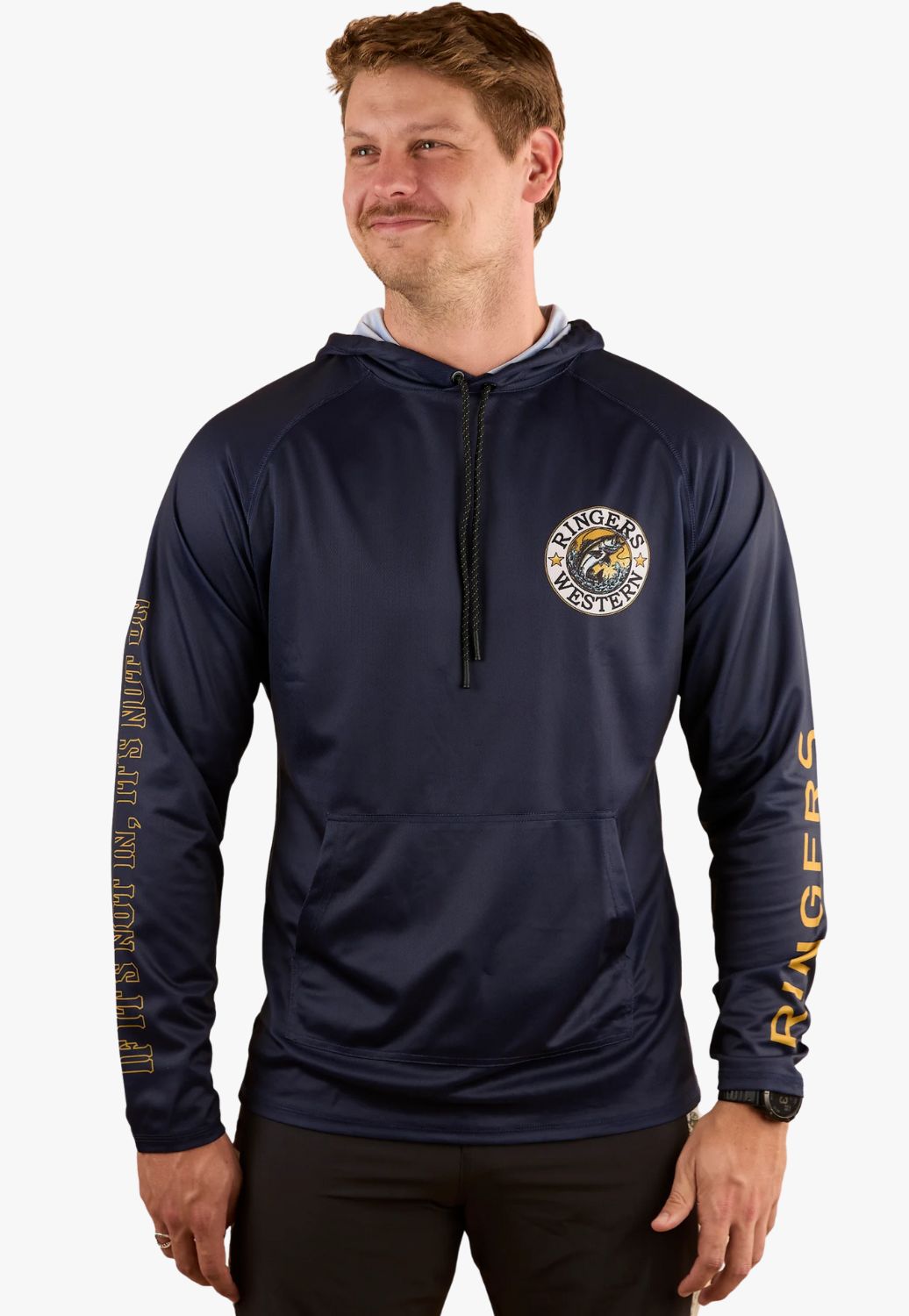 Ringers Western Unisex Big Catch Hooded Fishing Jersey