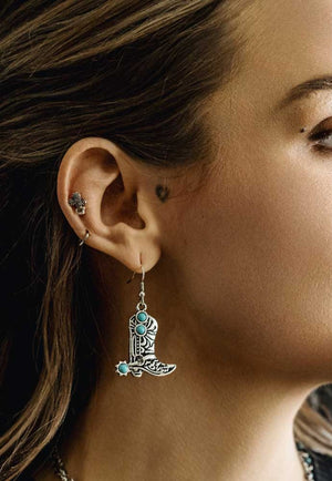 Montana Cowboy Kicker Earring