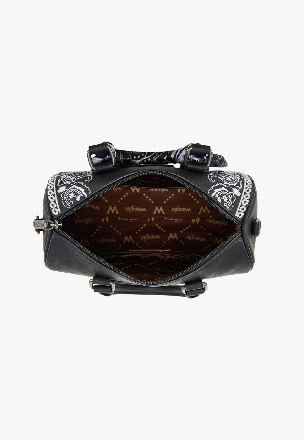 Wrangler Womens Paisley Barrel Bag