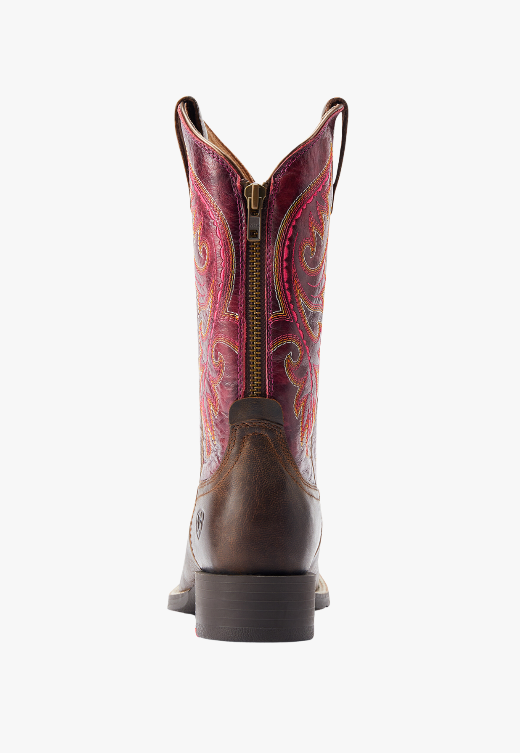 Ariat Womens Round Up Back Zip Top Boot