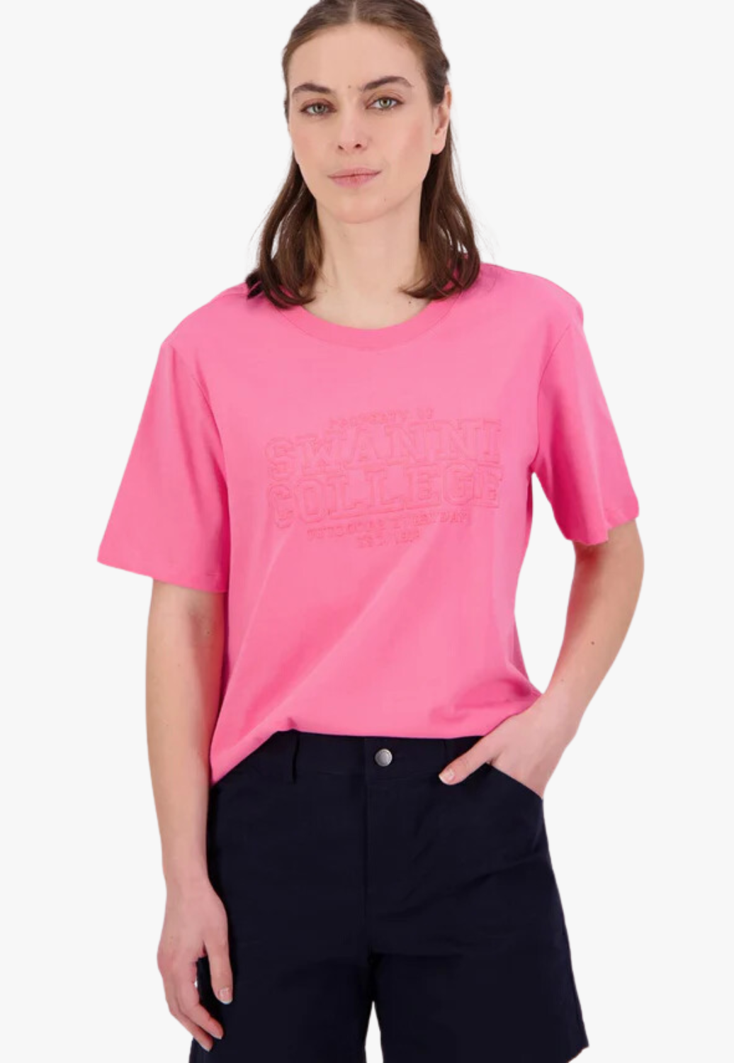 Swanndri Womens Scholar Embroided T-Shirt