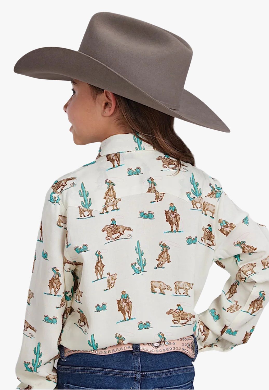 Roper Girls Five Star Collection Long Sleeve Shirt