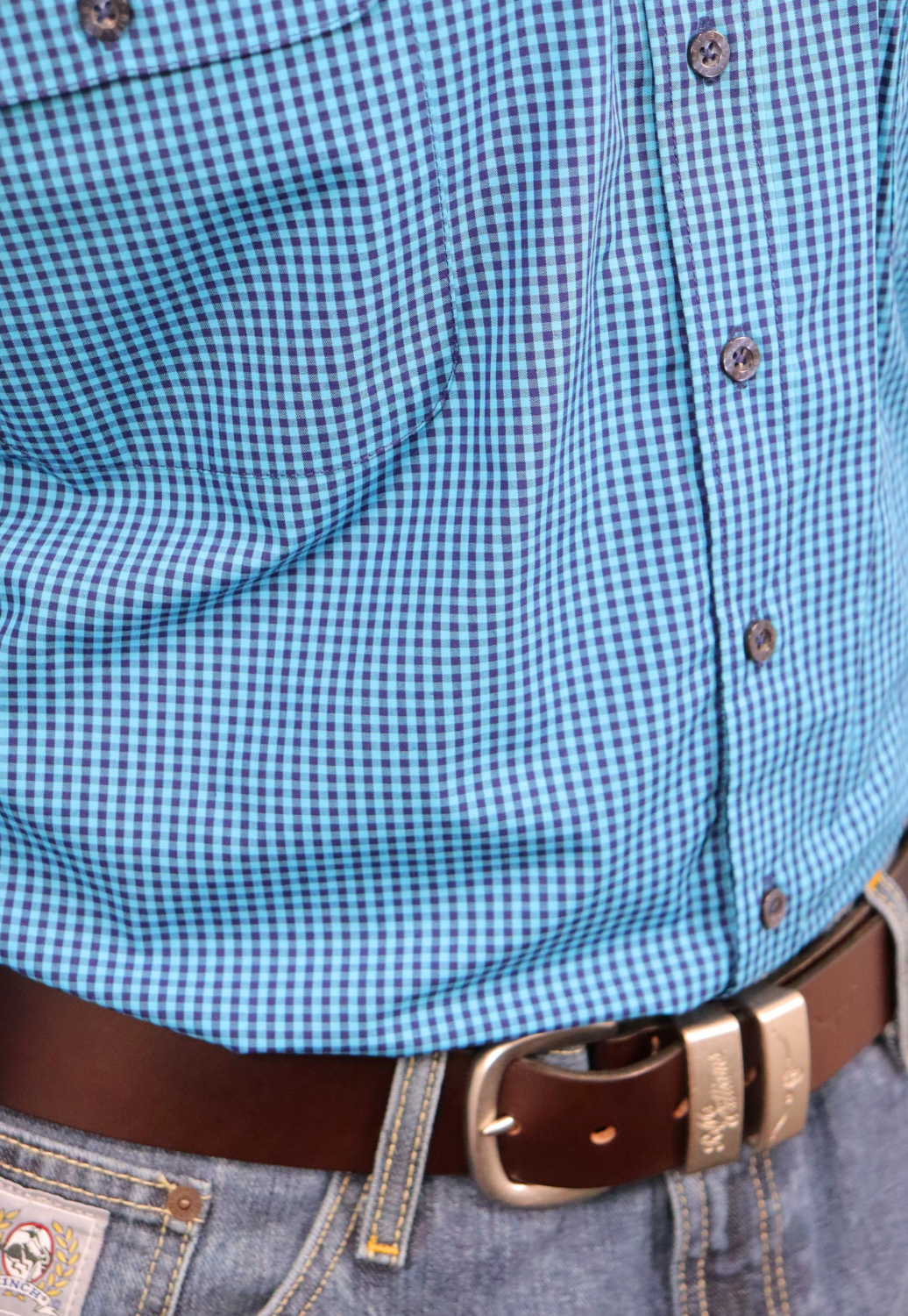 Bisley Mens Long Sleeve Checked Shirt