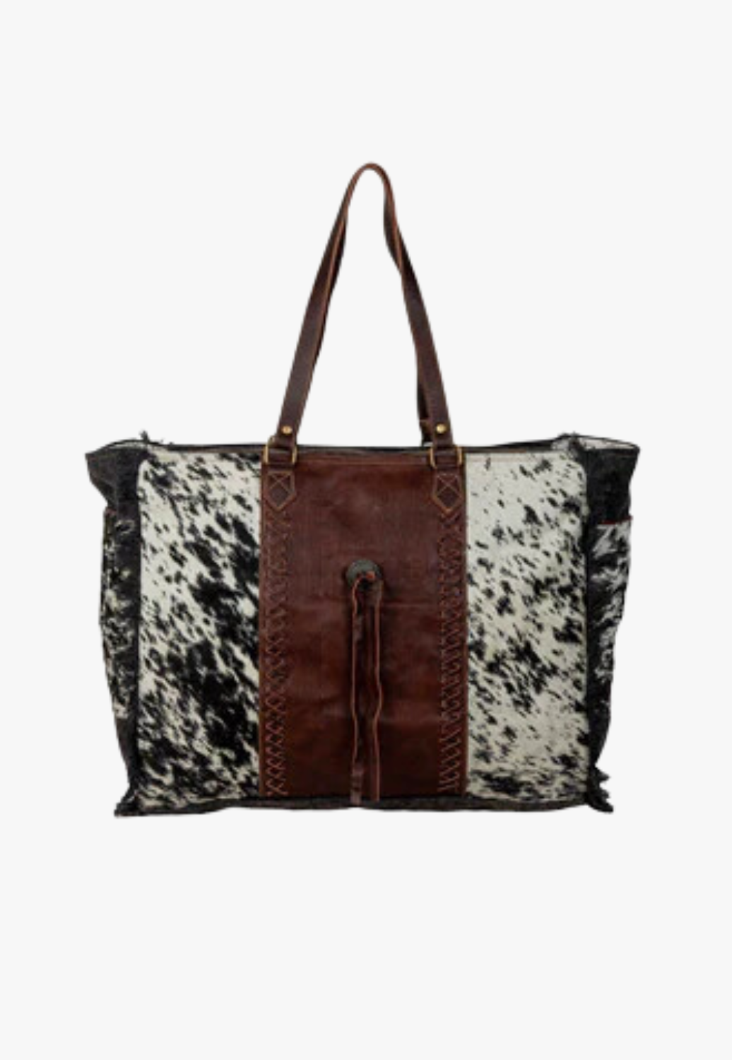 Myra Rosalinda Cross Stitched Weekender Bag