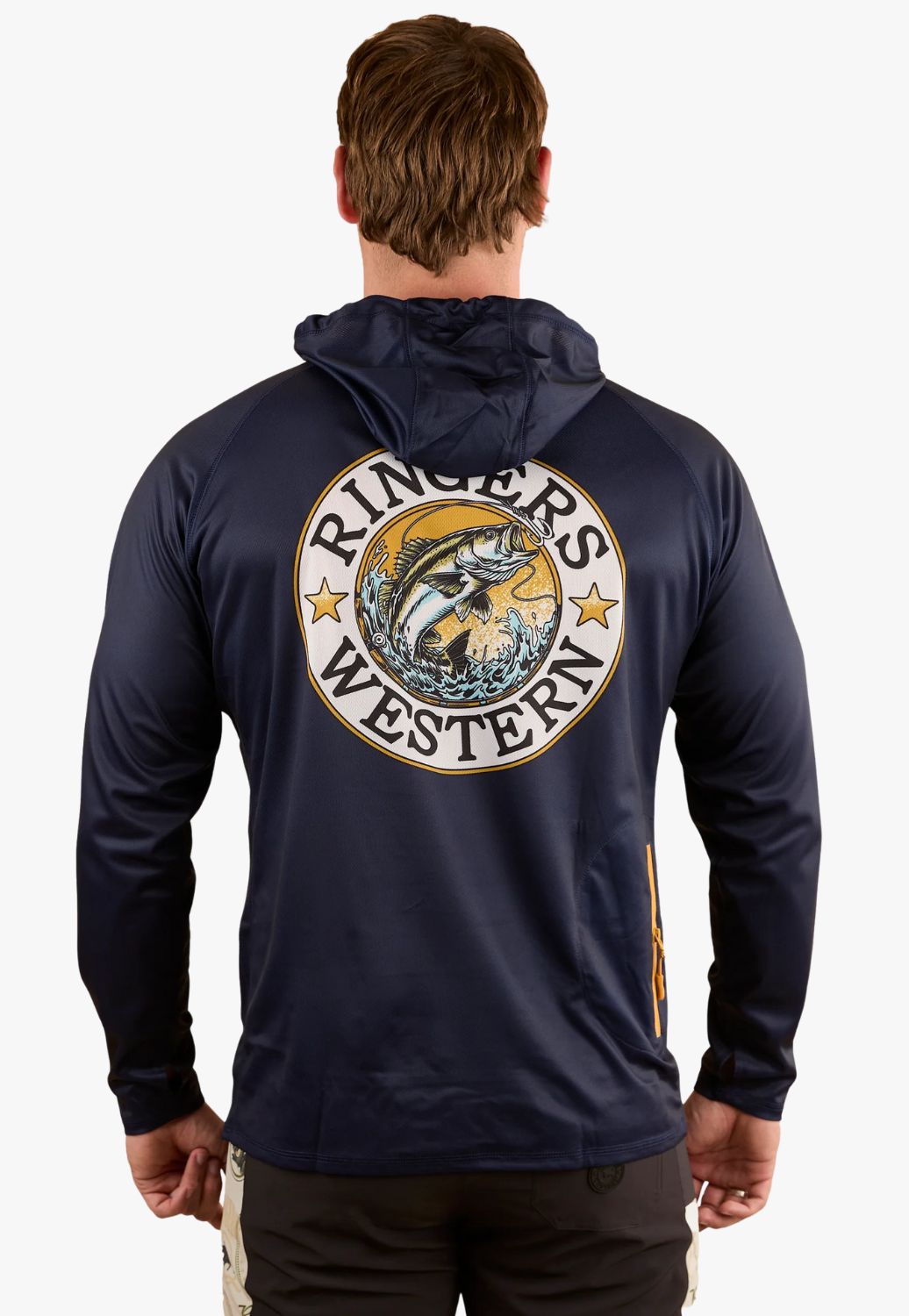 Ringers Western Unisex Big Catch Hooded Fishing Jersey