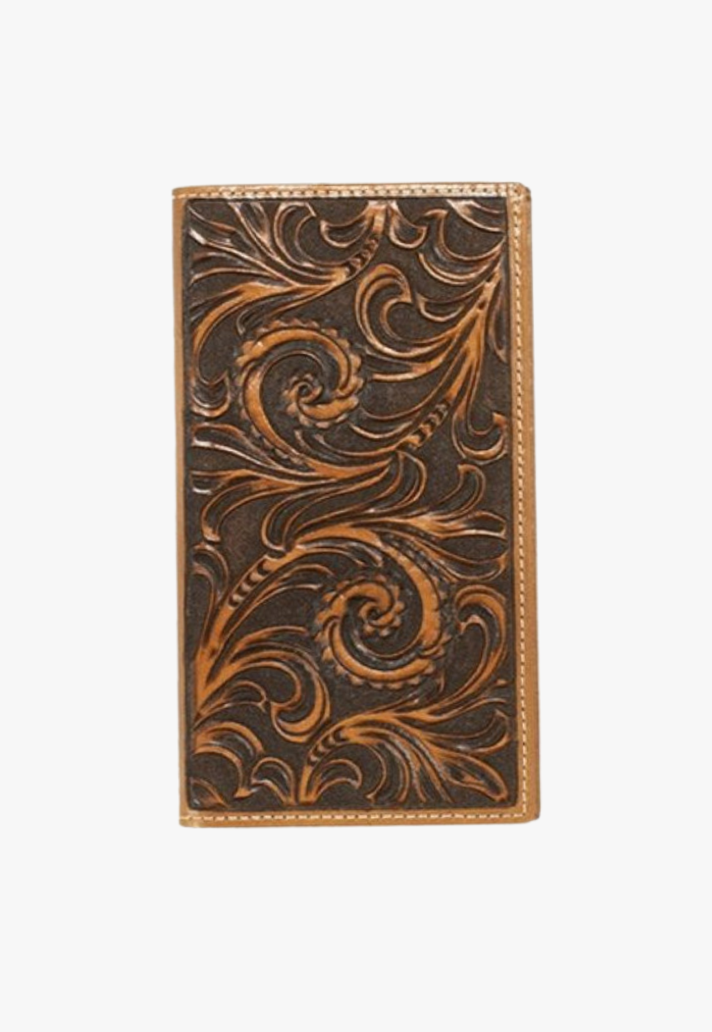 Nocona Mens Embossed Scrolling Rodeo Wallet