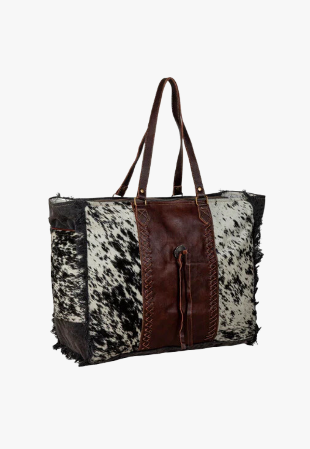 Myra Rosalinda Cross Stitched Weekender Bag