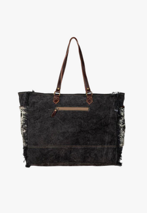 Myra Rosalinda Cross Stitched Weekender Bag