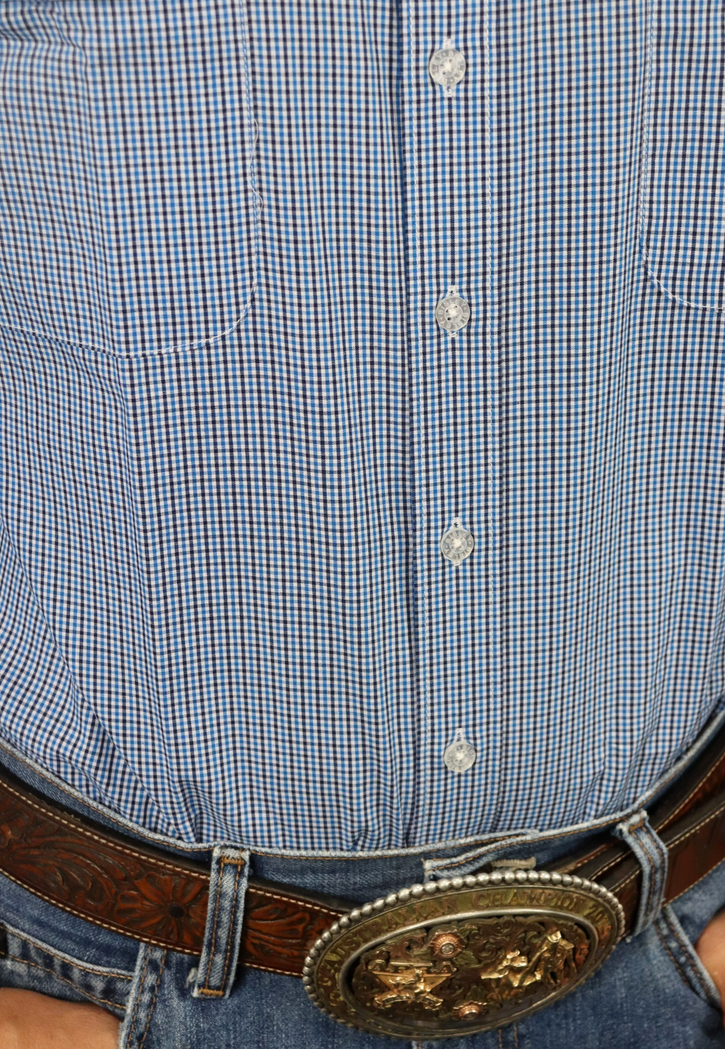 Bisley Mens Countryman Check Long Sleeve Shirt