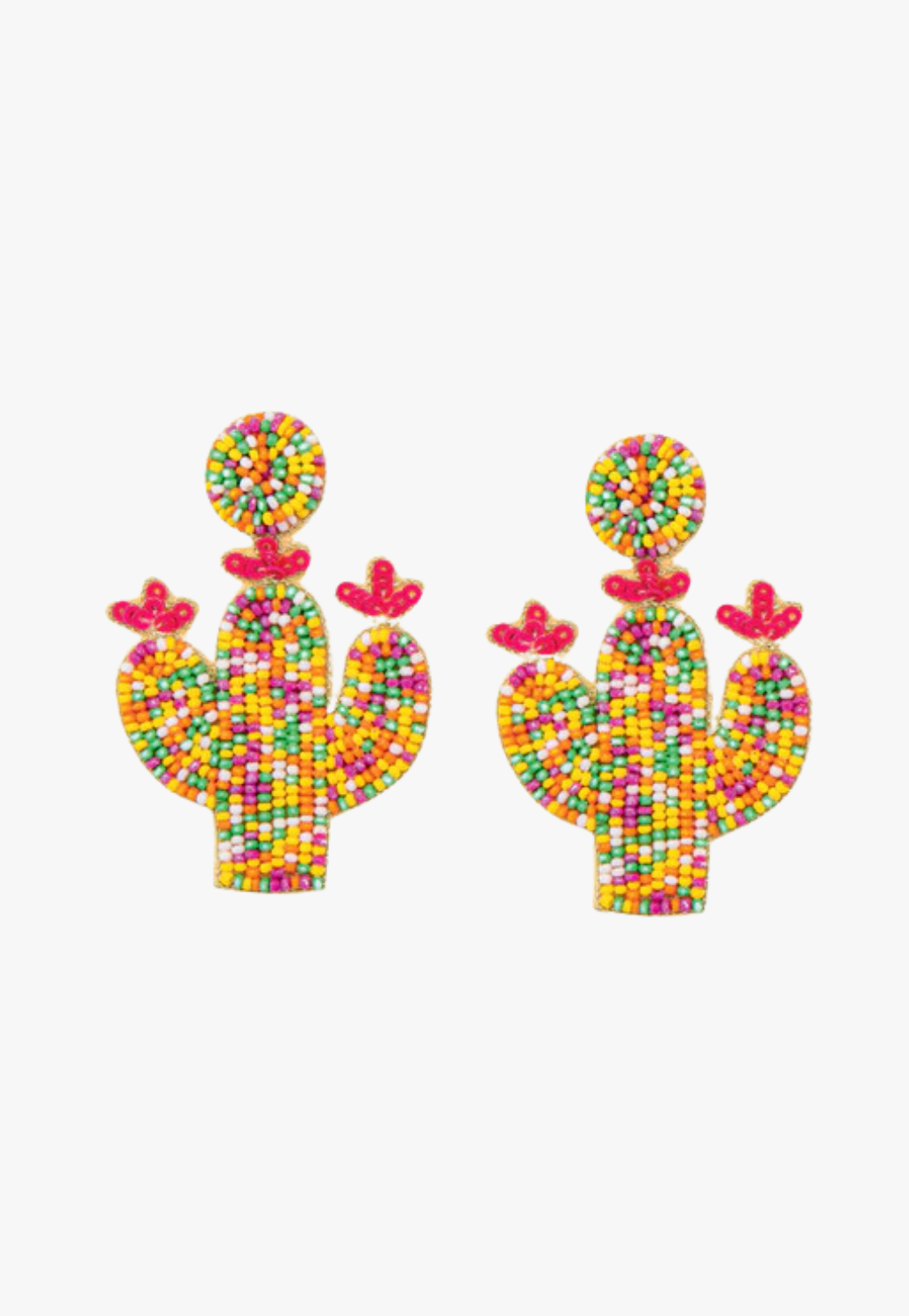 Myra Cactus Joy Beaded Earrings