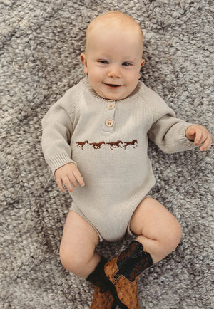 Little Windmill Baby Morgan Cotton Romper