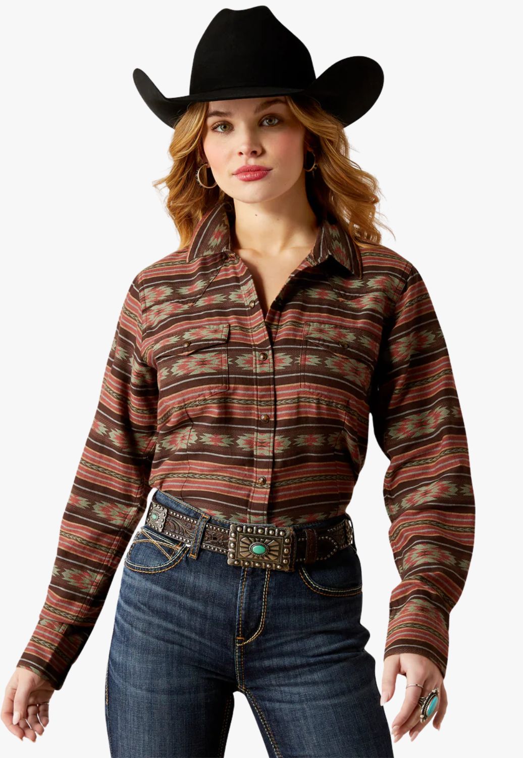 Ariat Womens Everyday Western Long Sleeve Shirt