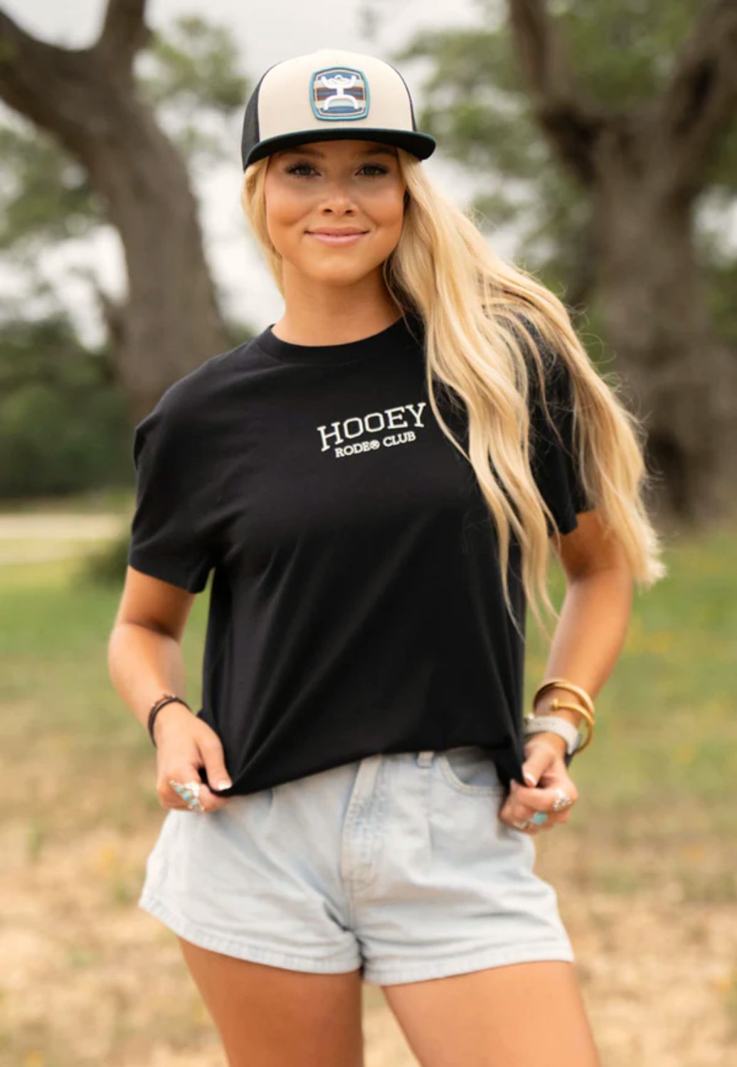 Hooey Womens Social Club Cactus T-Shirt