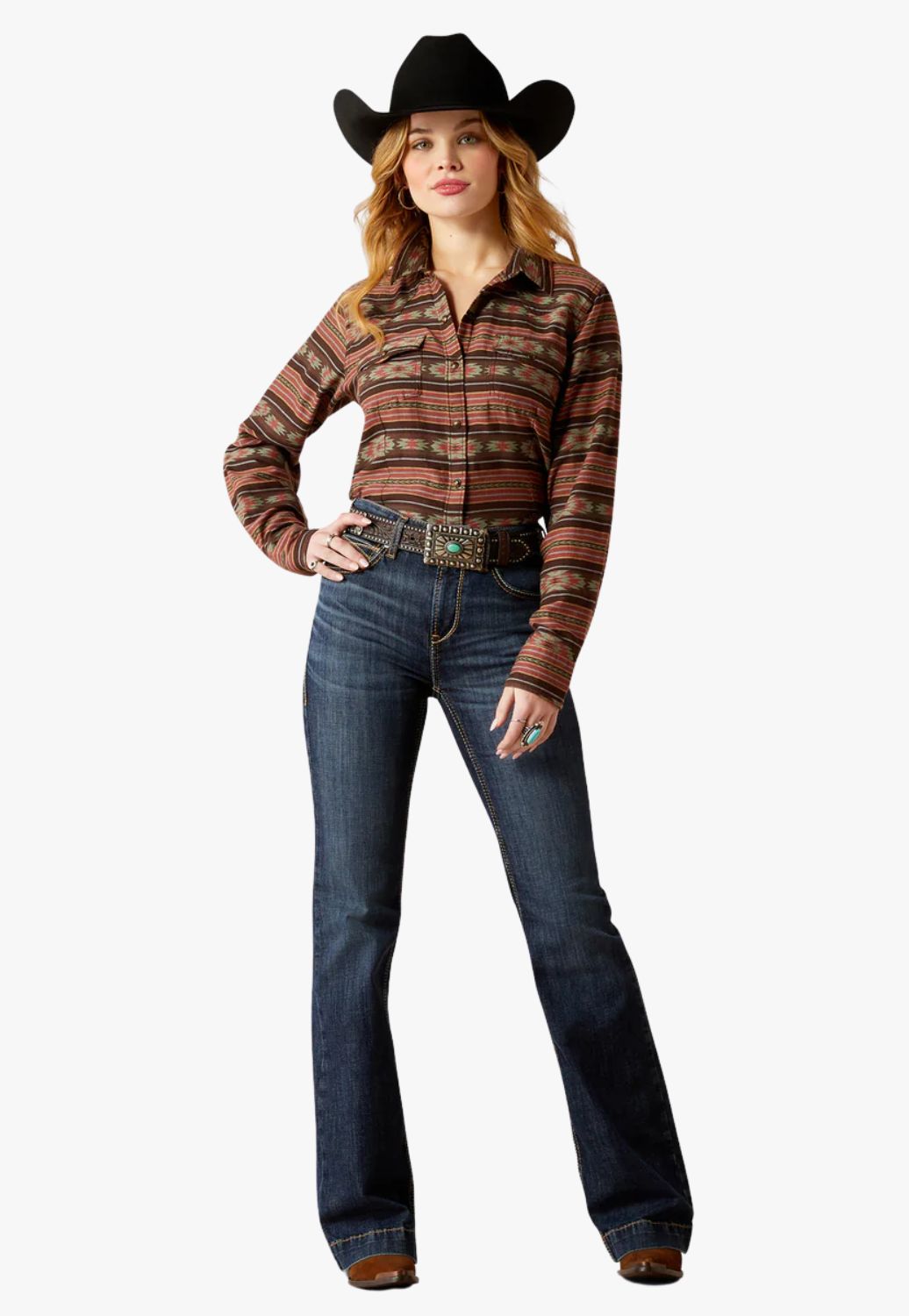 Ariat Womens Everyday Western Long Sleeve Shirt