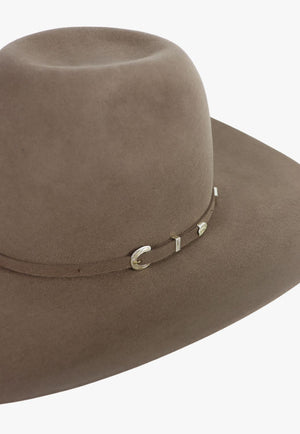 American Hat 40X Pecan CHL Crown Hat Self Band