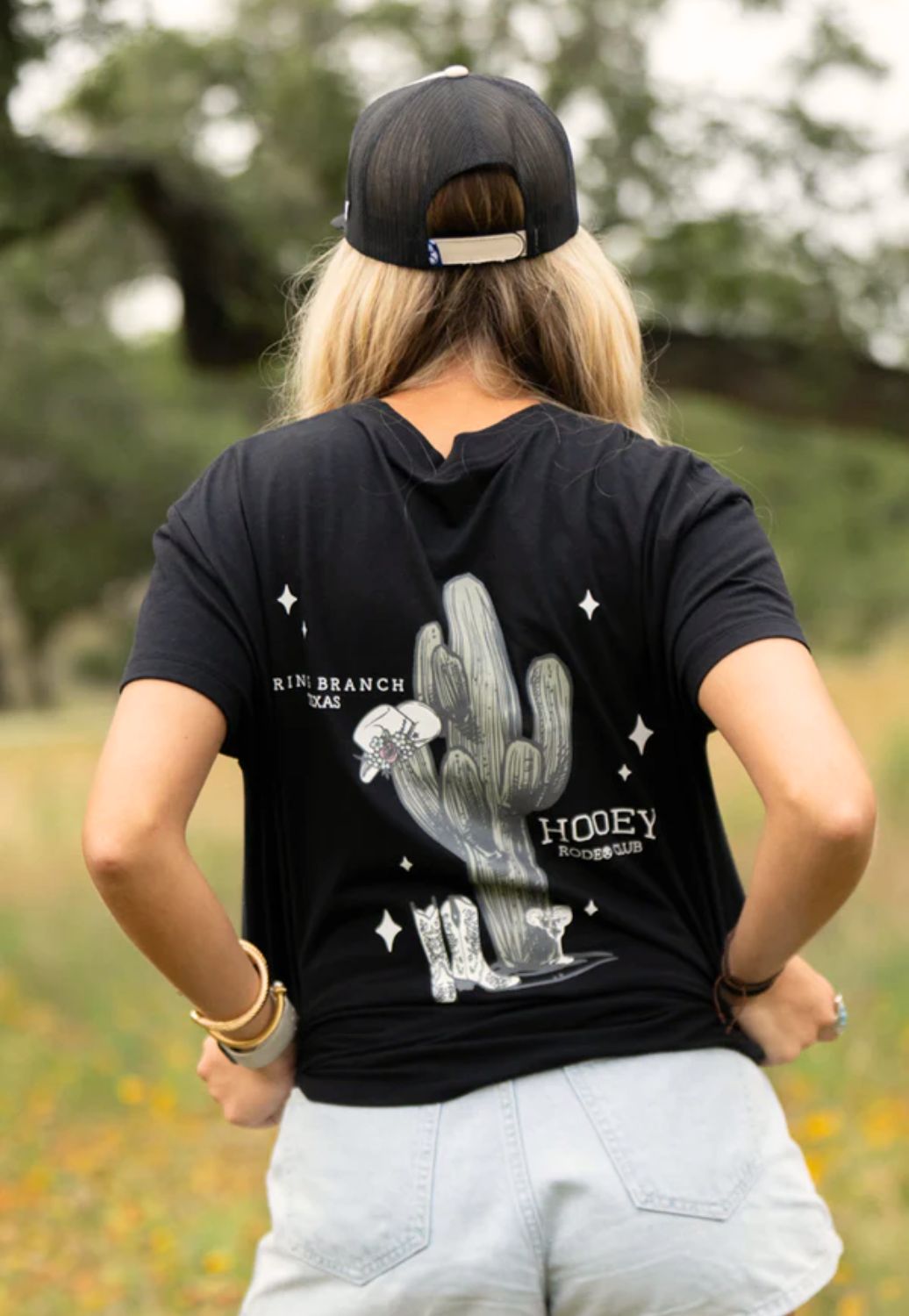 Hooey Womens Social Club Cactus T-Shirt