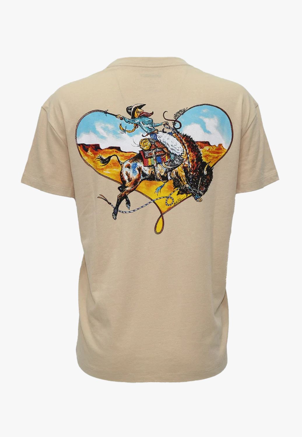 Hooey Womens Buffalo Heart T-Shirt